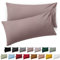 Blumtal Kissenbezug 40 x 60, 2 Stück - Oeko-TEX zert. Kissenbezüge 100% Mikrofaser in extra weich & waschmaschinenfest - Bezug Kissen 40x60 Taupe