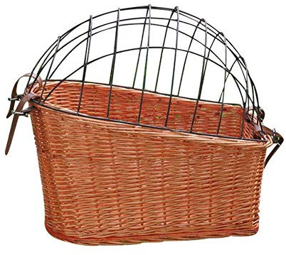 Hinterer Wicker Fahrradkorb Willow Hinterer Fahrradkorb Für Katzen Hunde Bis Zu 25 Pfund-Couleur Miel