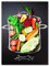 wandmotiv24 Leinwandbild Obst & Gemüse, Hochformat, Gemüse, Kochtopf, Salat M0384