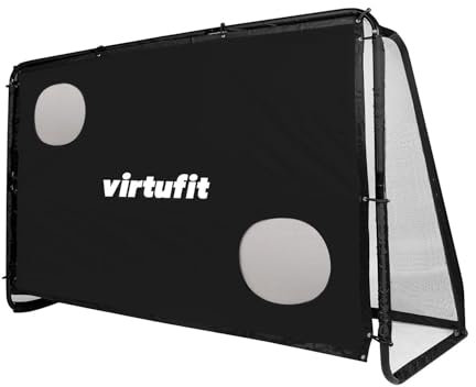 Virtufit Kinder Fußballtor Pro mit Target Wall - 170 x 110 cm - Fussballtore - Fußballtor für Garten