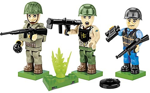 COBI COB02048 - Kleine US Army Figuren (3 Figuren), versch