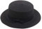 Damen Sonnenhut Faltbarer Partyhut Stroh Hut Schleife Glocke Strohhut Herren & Damen Sonnenhut mit Ripsband Fedora-Kappe Breite Krempe