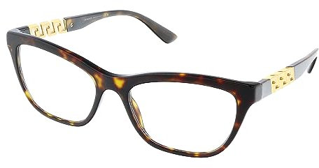 Versace optischer Rahmen VE3318 108 Damenfarbe Havanna Größe 54 mm