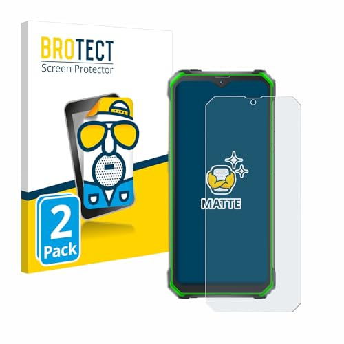 BROTECT Schutzfolie für Blackview BV7100 | 2 Stück Entspiegelnder Displayschutz Made in Germany Matte Displayschutz-Folie Anti-Reflex Anti-Fingerprint Einfache Montage