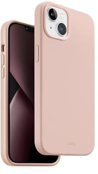 Uniq Hybrid iPhone 14 Plus Lino Blush Pink Hülle