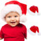 2 Weihnachtsmützen Kinder Nikolausmütze Plüsch. 2 Weihnachtsmann Mützen Rot fur Kind (3-4 Jahre) Einheitsgröße. Weihnachtszubehör