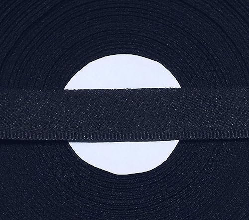 Großhandel für Schneiderbedarf 25 m Hosenschonerband/Stoßborte dunkelblau 16 mm