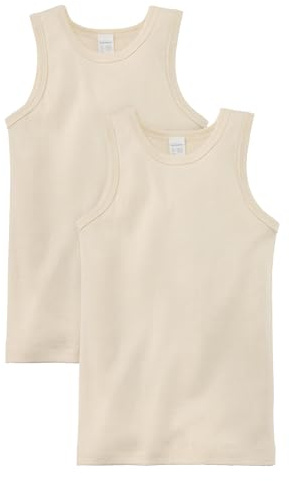 hessnatur Achselshirt 2er-Set Mädchen und Jungen Unisex PureNature 2er-Set aus Reiner Bio-Baumwolle | nachhaltig und fair hergestellt (Fair Wear Foundation)