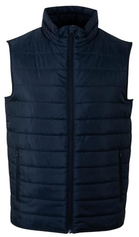 Mukua Melton; Chaleco Unisex Acolchado Ligero; Color Navy; Talla 3XL