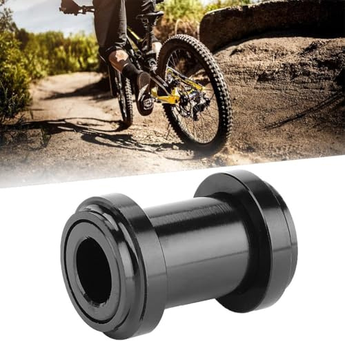 Hominas Fahrrad Hinterer Stoßdämpfer Buchse, 1 Stück Mountainbike Stoßdämpferbuchse Aluminiumlegierung Hinten Stoßdämpfer Montage Hardware Fahrradzubehör (24 * 8mm)