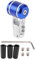 HEROFFIX Joystick Shape Shift Knob Universal Gear Shifter Knob Aluminum Alloy Stick Lever Knob for Automatic and Manual Vehicle with 3 Adapter Blue 1 Set