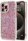 Lafunda for iPhone 15 Pro Max Case for Womens Girls, Luxury Bling Glitter Diamond Crystal Festival Shiny Case Camera Protection Shockproof Silicone TPU Phone Cover for iPhone 15 Pro Max 6.7, Pink