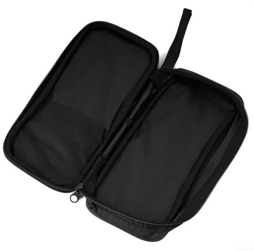 Schwarze Schutztasche für Digitalmultimeter und Zubehör (M)