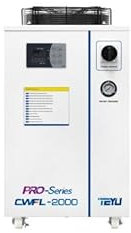 Luftgekühlter Wasserkühler TEYU S&A CWFL-2000ANPTY für 2-kW-Faserlaser-Metallschneider-Schweißgerät; laser chiller