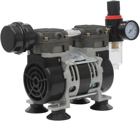 230W Ölfreie Labor-Vakuumpumpe, 1400R/min Laborpumpen, Ölfrei Unterdruckpumpe Vakuum für 105,58-oz Sauerstoffgeneratoren, Industrie Labor Vakuum Pumpe 17.5X11X14.9CM