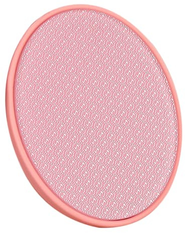 Nano Glas Fußfeile zur Hornhautentfernung für Frauen, Rosa | Abs und Farbiges Kristallglas, Manuell und Tragbar, Süßes Design für Fußpflege zu Hause