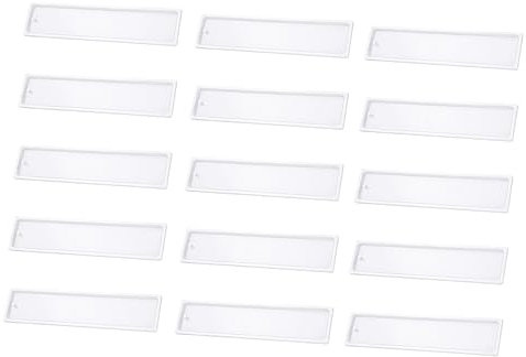SEWOART 15stücke Silikonform Für Lesezeichen Diy Einfache Blanko-lesezeichen-machformen Antihaft-silikonformen Zum Handwerken Leere Für Zuhause