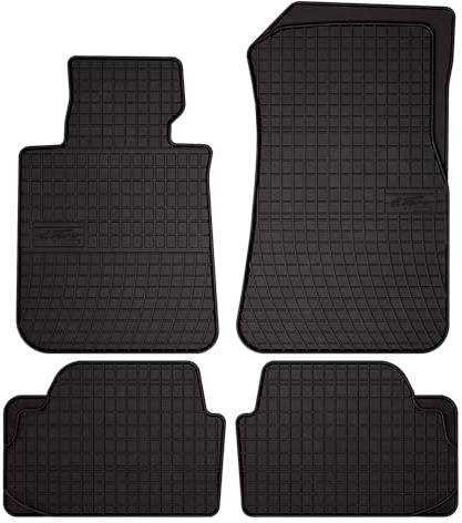 Wielganizator SolidPRO Gummimatten passend für BMW 1 F23 (2011-2019) | Qualität: Premium - Genaue Passform, rutschfest 4-teilig Fußmatten- Schwarz