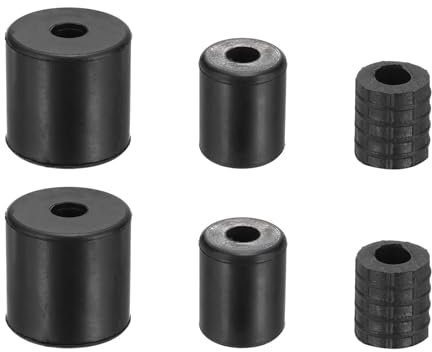 PATIKIL Rubber Sleeves for Pipe Water Stopper 1/2/3/4/1, 2 Set Water Stop Needle Expansion Rubber Grommet Replacement for Emergency Plugging Repair