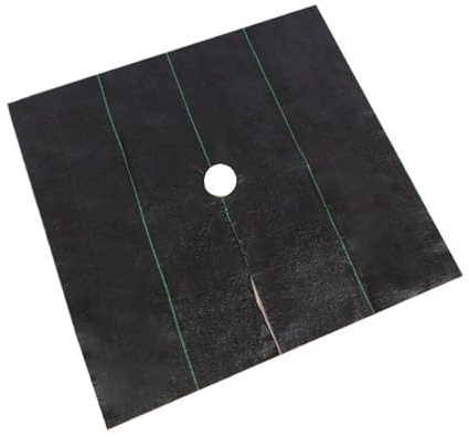 Unkrautschutzmembran 10PCS Garten Baum Unkraut Matten Net Tuch Bodendecker Atmungsaktive Feuchtigkeitsspendende Abbau Schutz Abdeckung for Obstgarten FüR Landschaftsbau(Regular type,10pcs 1x1M)