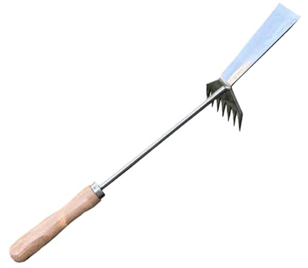 Hand Unkrautstecker - Schweres Belastbares Metall 2 in 1 Gartenabzieher,Gras Entferner Rechen Gartenschaufel | Für Hinterhof Bauernhof Garten Hof Rasen Herausziehen Und Bodenanbau