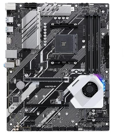 X570-P 3 AM4 PCIe Gen4 Dual M.2 HDMI SATA 6GB/s USB 3.2 Gen 2 ATX Motherboard