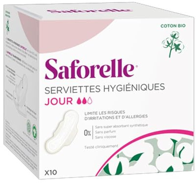 Saforelle Sanitary Napkins Normal 10 Sanitary Napkins