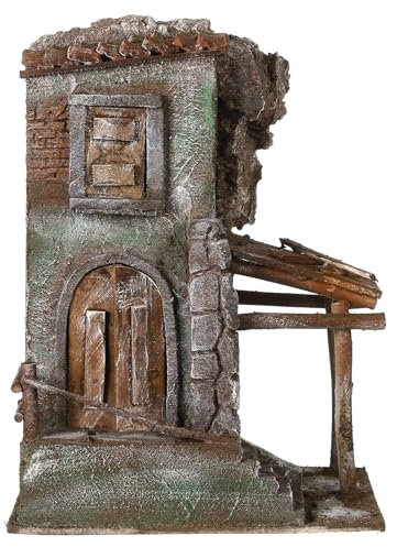 Haus mit Treppe für Krippe 35x25x15cm