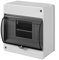 ELEKTRO-PLAST Boîte de distribution en saillie - Boîte à fusibles - 1 rangée - 6 modules IP30 - Gris clair