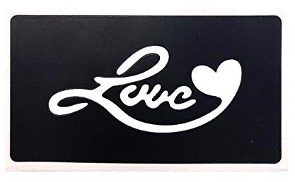 JUSTFOX - Henna Tattoo Schablone Airbrush Stencil Dövme Selbstklebend Love Herz