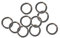 ZECK Angeln Sprengring - HD Split Ring 40 kg 10Stk