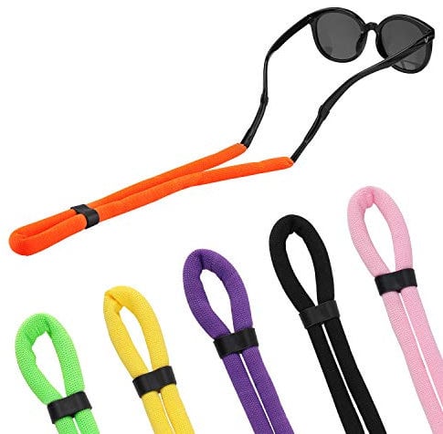 Hifot 6PCS brillenband Schwimmfähig, Gläser Retainer Strap Band für Sport Brillen und Sonnenbrillen, Brillenband Sport Gläser Kopf Band Floater Anti-Rutsch-elastische Schnur
