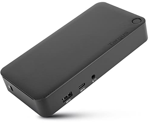 Targus USB C Docking Station Universal DV4K, USB C Laptop Docking Station Dual Monitor 2 HDMI, 65W Power Delivery, DisplayLink Works w/Operating Systems Like Windows, Mac, Android, iOS (DOCK310USZ)