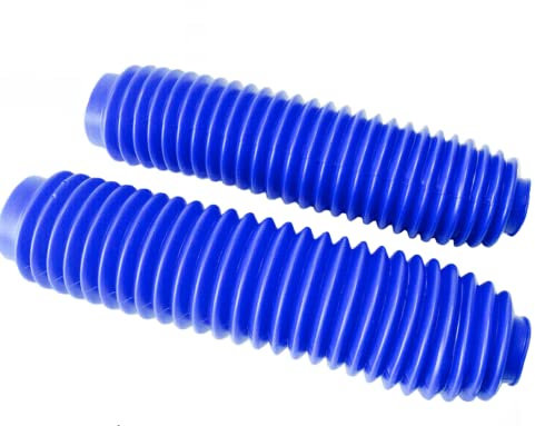Soffietti Forcella Blu Universale Moto Enduro per Forcelle Anteriori Moto Ø38-58