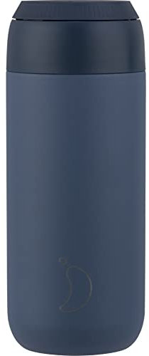 Chilly's Series 2 Cup, Stainless Steel, Whale Blue, 500 ml