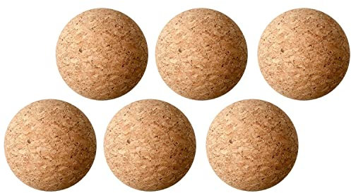 Viudecce 6Pcs Wine Stopper Cork Wine Stoppers Stopper Wooden Decanter Top Round Replacement Tool