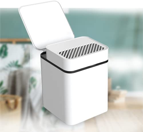 PanHuiWen Machine A Laver Portable avec Essorage Et Sécheuse 4.5L Mini Machine A Laver Beauty Blender à Turbine Ultrasonique pour sous VêTements,Chaussette,Appartement,éTudiant,White-Drying