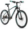 26 Zoll Alu MTB Leader Fox Factor 8 Gang Scheibenbremsen Rh 41 cm schwarz türkis