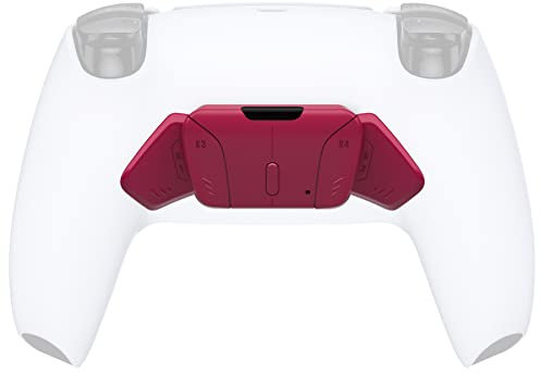 eXtremeRate Ersatz RISE4 Tasten Set 4 Rücktasten K1 K2 K3 K4 Back Paddles für ps5 Controller eXtremeRate Rise & RISE4 Remap Kit(KEIN Controller & Keine PCBA Platine)-Cosmic Red