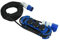 Electraline 62575 Professionelle Steckdosenleiste/Verlängerung für den Außenbereich, CEE-Stecker, CEE Steckdosen + 3 Schukosteckdosen, 10 M Gummikabel H07RN-F 3G1.5, geeignet für Camping