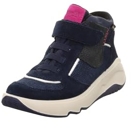 Superfit Mädchen Melody Leicht Gefütterte Gore-tex Sneaker, Blau Pink 8010, 35 EU