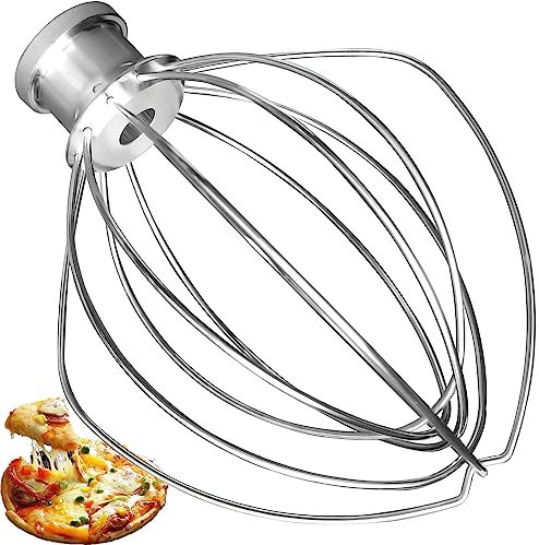 K45WW Fouet en acier inoxydable pour KitchenAid, accessoire pour robot de cuisine 4,5 et 5 litres