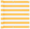 vidaXL Balkon Sichtschutz Bespannung Terrasse Windschutz Sonnenschutz Balkonbespannung Balkonverkleidung Weiß Gelb 90x400cm Oxford-Gewebe