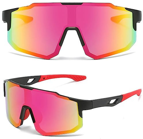 NAMIS Schnelle Brille Rave, Fahrrad Sonnenbrille Herren Damen UV400 Schutz Polarisierte Schnelle Sonnenbrille für Outdoorsport Radfahren Laufen Golf Wandern