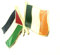 Palestine Ireland Palestinan Irish EU Friendship Metal Enamel Country Flags Pin Badge