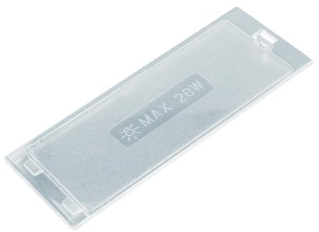 Paxanpax PCK675 Cooker Hood Bulb Light Diffuser Cover Panel - 145mm x 50mm