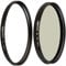 Amazon Basics Filtre de Protection UV + Filtre polarisant Circulaire - 82mm