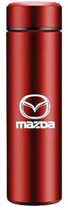 Auto Thermobecher für Mazda CX-60 2022 2023, Edelstahl Vakuum Isolierbecher Doppelwandiger Vakuumisolierter Becher Travel Mug Thermo Reisebecher mit Deckel Accessoire,C