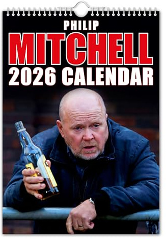 The Calendar King - Phil Mitchell Wandkalender 2025 // Lustig/schrullig/Weihnachten/Geburtstag/Geschenkidee/Geschenk/Neuheit/Humor/Wichteln/Jahresplaner/Bürogeschenk... (Vollfarbig, A4-Größe)