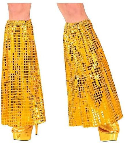 CREATIV DISCOUNT NEU Beinstulpen 70er-Disco Style, gold